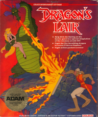 Dragon's Lair Colecovision US box art